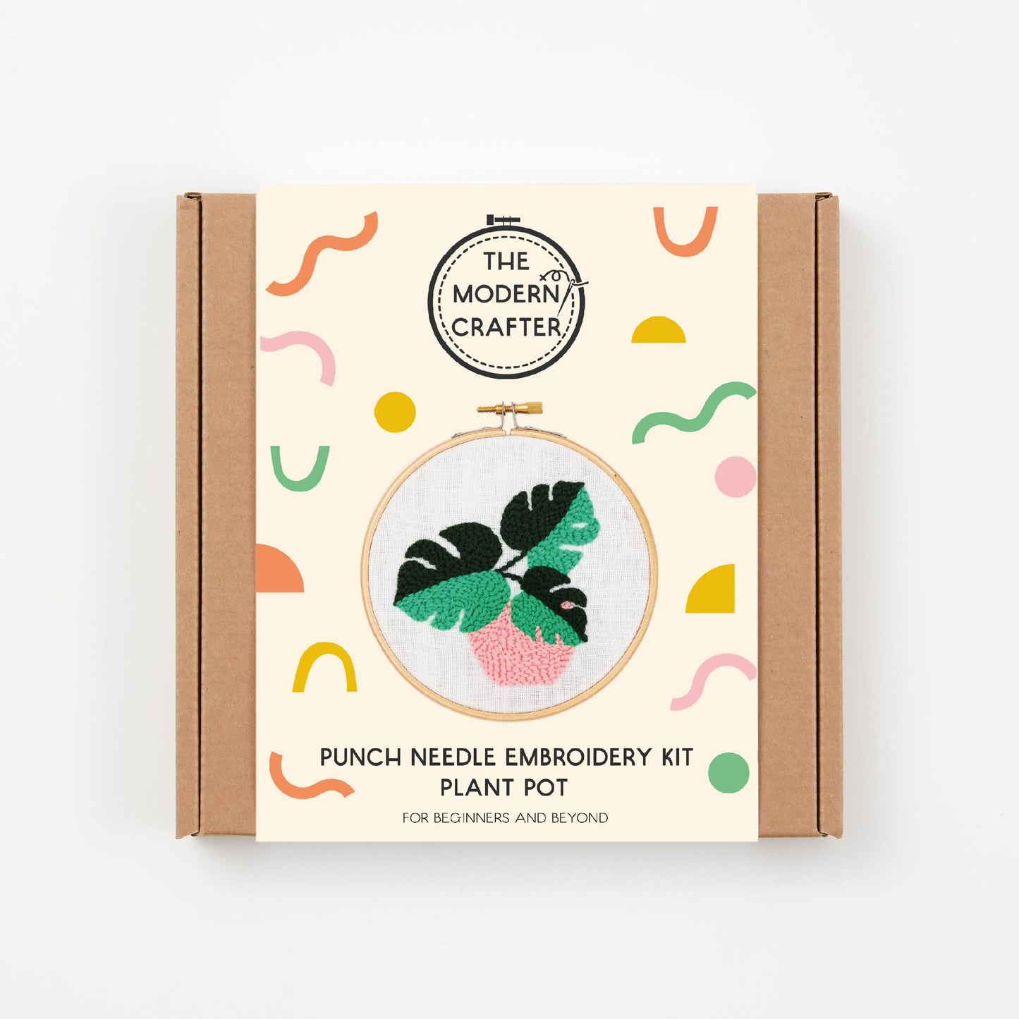Skønne punch needle kit fra The Modern Crafter