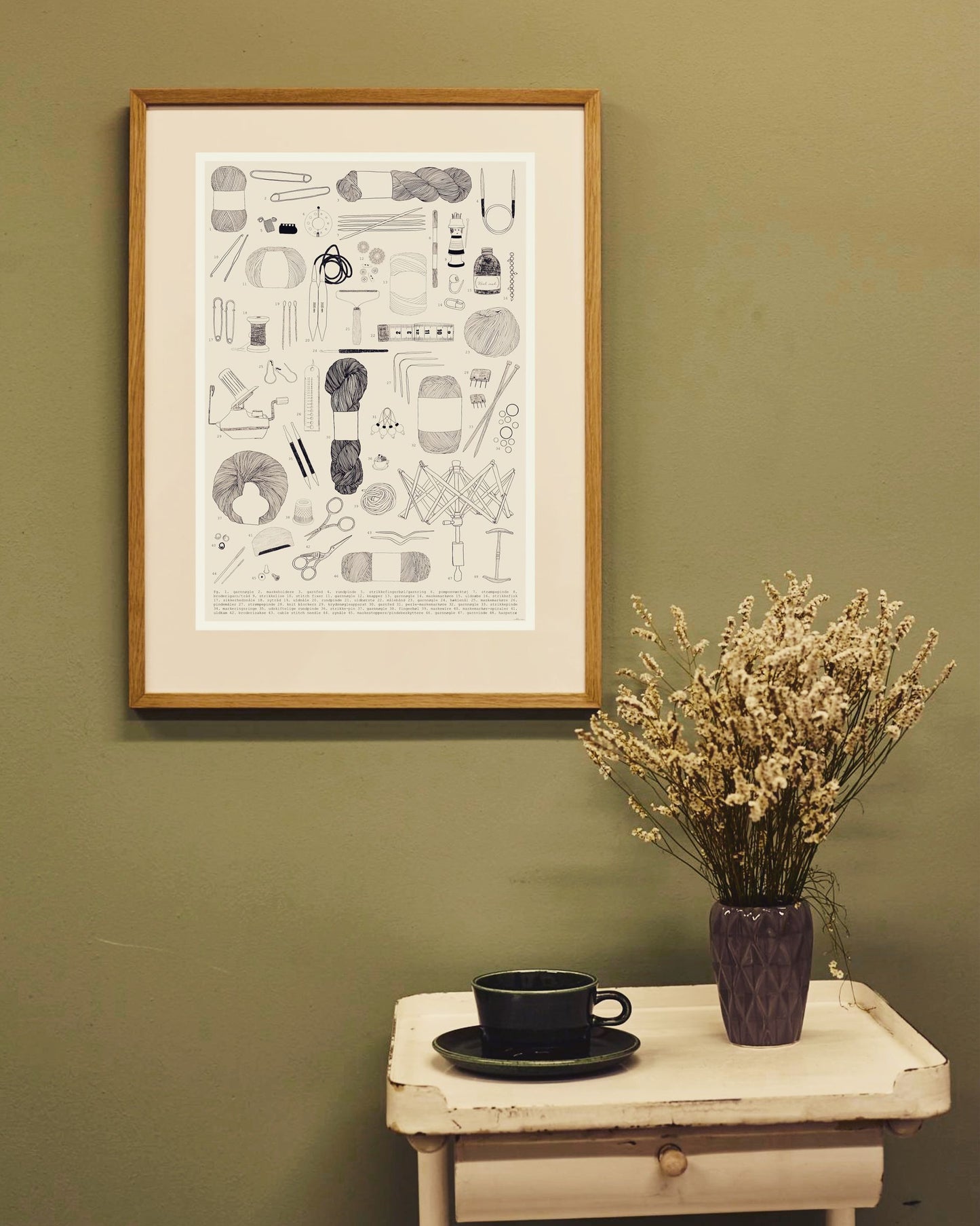 For the love of knitting - plakatprint