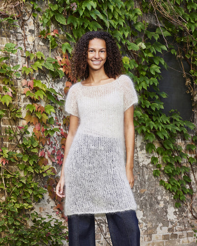 Bellissima | Florlet kjole med raglan - digital opskrift.