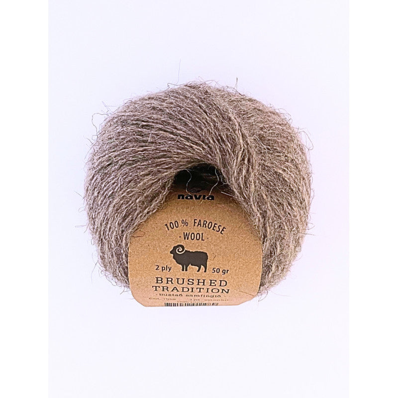 Navia Brushed Tradition - 100% færøsk uld, 50 gram.