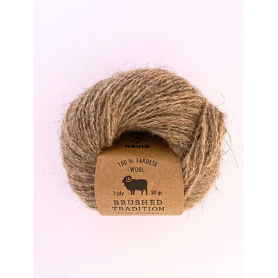 Navia Brushed Tradition - 100% færøsk uld, 50 gram.