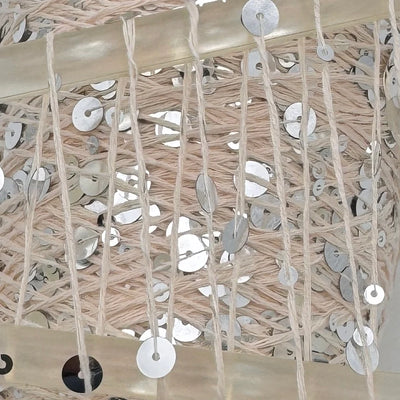 Wolle Halle - Elfi silver | Effektgarn med pailetter.