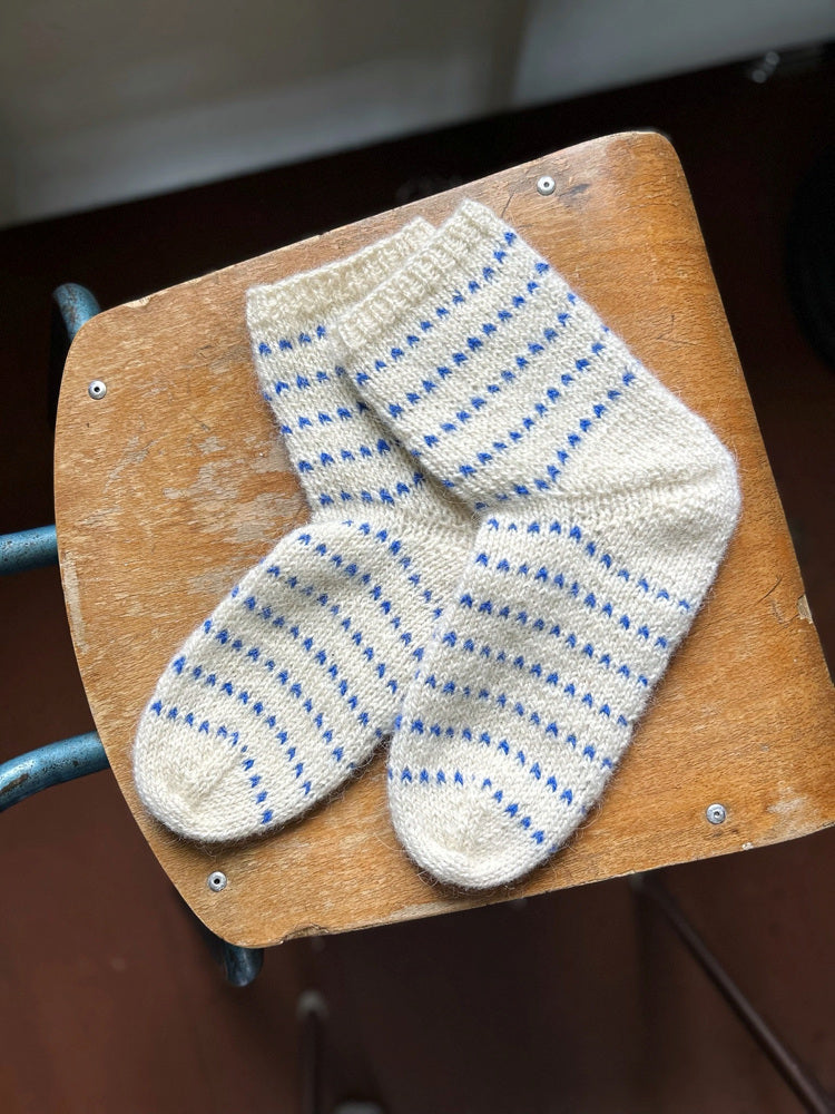 486 Dado prikkesokker | Rauma enkeltmønster