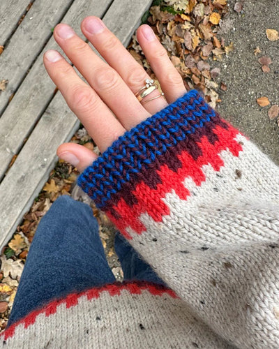 Cross Sweater ⎮ PetiteKnit