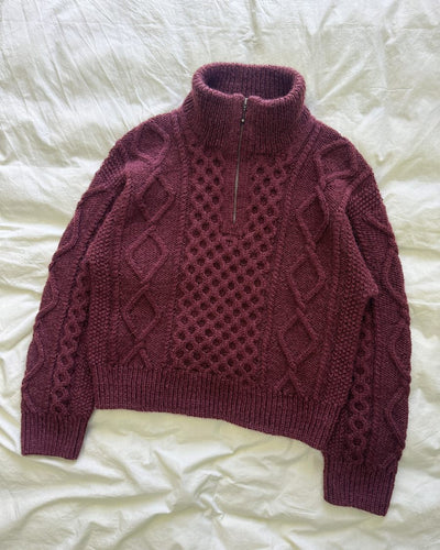 Dagmar Zipper Sweater⎪ PetiteKnit