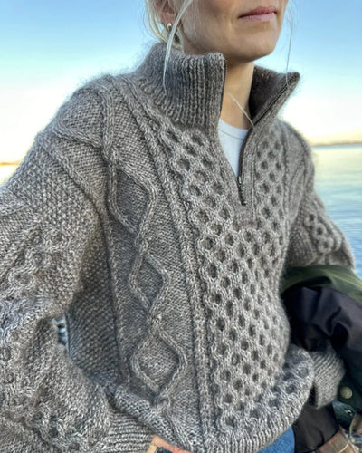 Dagmar Zipper Sweater⎪ PetiteKnit