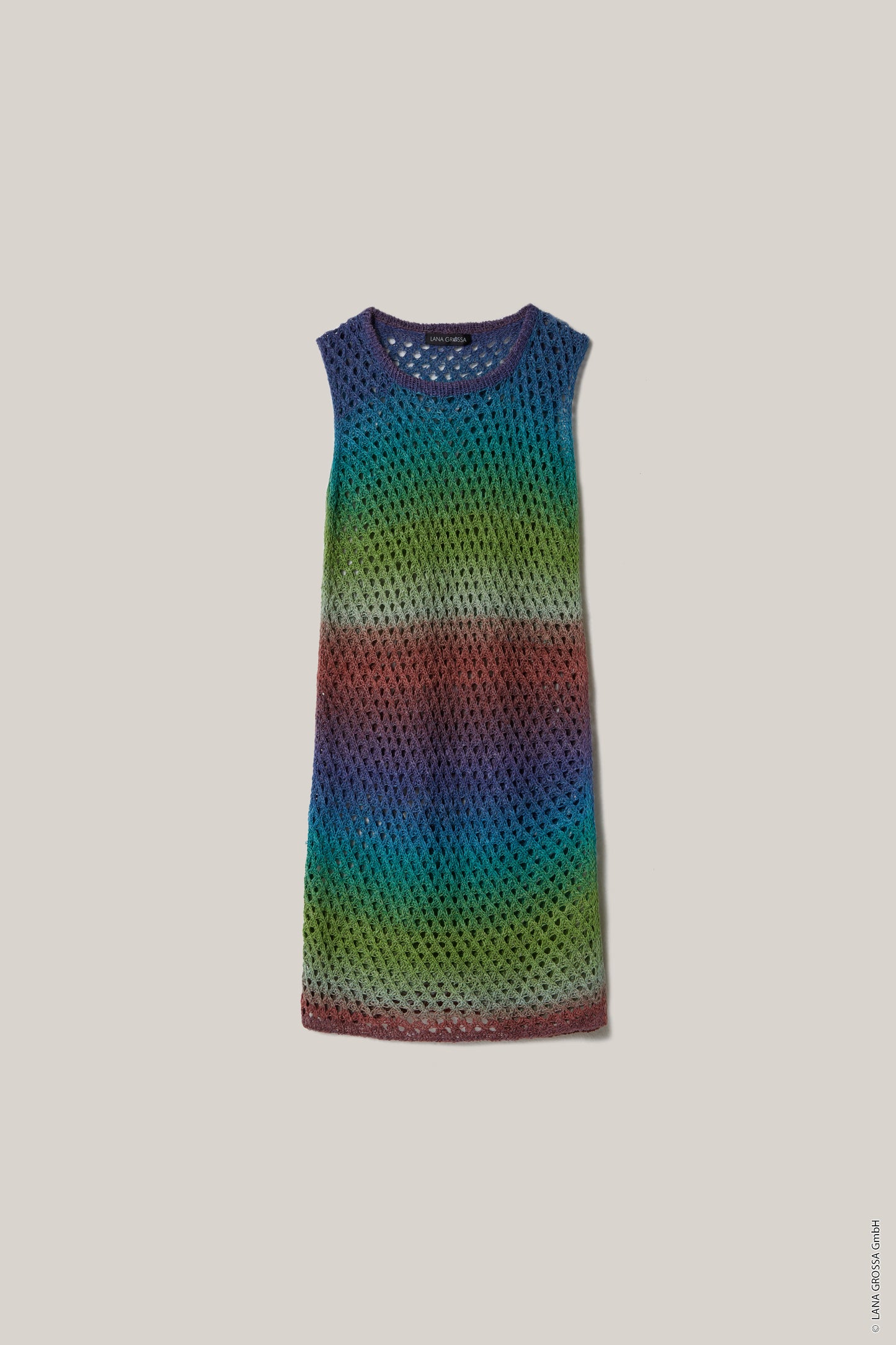 Gratis opskrift - strikket kjole i Linea Pura Mare