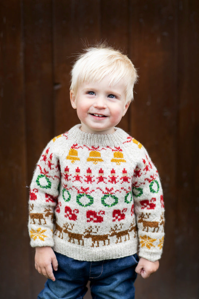 Rauma - "Alt-jeg-ønsker-mig" jule sweater, barn