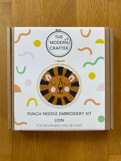 Skønne punch needle kit fra The Modern Crafter